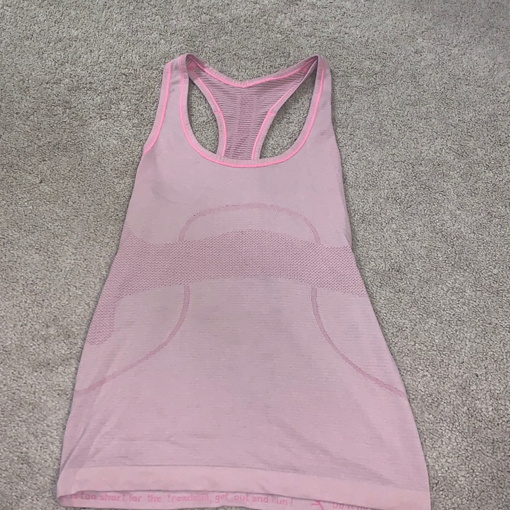 Lululemon swiftly tech tank pink